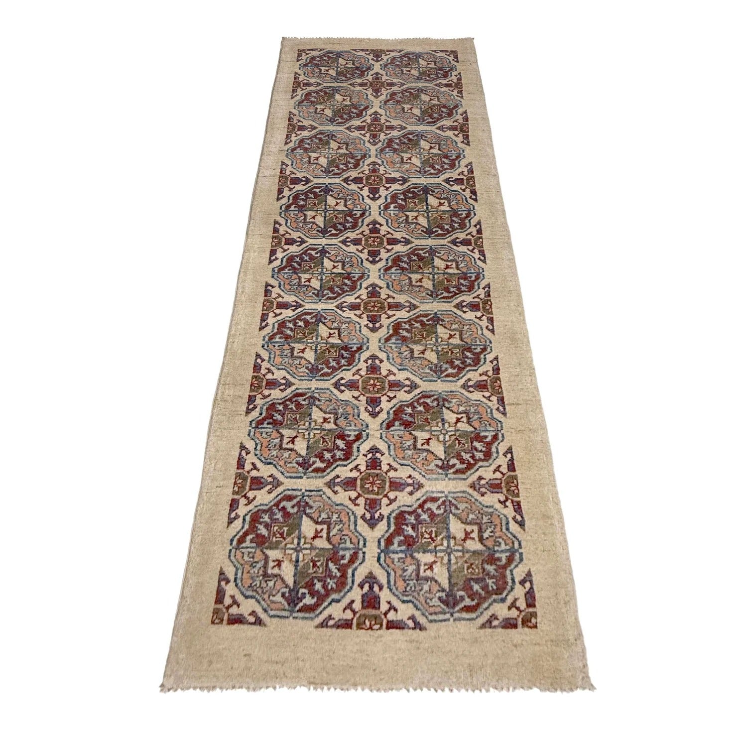Tekke Turkmen All-Over Gul Runner Rug