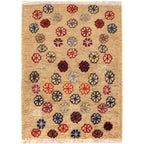Ivory Blossom Wool Doormat