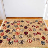 Ivory Blossom Wool Doormat