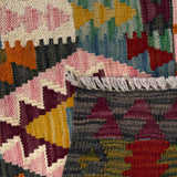 Multicolor Tribal Flatweave Accent Kilim