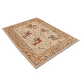 Pictorial Persian Hunting Scene Wall Hanging